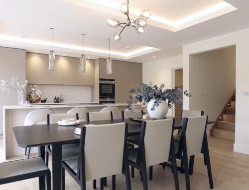 4no new built houses completed in Fetcham, Surrey
